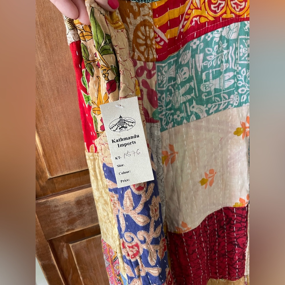Kathmandu Multicolor Patchwork OVERALLS - Picture 5 of 14